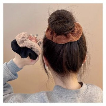 【HERA赫拉】韓國復古花紋針織大腸髮圈三入組 H114121801