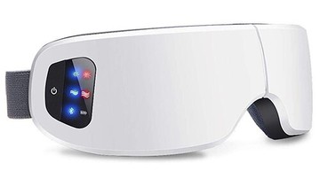 LIKII【日本代購】眼部按摩儀 按摩器Spa音樂功能USB可充電-二色