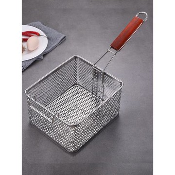 不銹鋼81炸籃油炸鍋炸網炸框過濾網油炸網篩油炸漏勺炸薯條商用