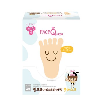 足膜 FaceQueen 蜂蜜牛奶滋潤護足膜(18g*10入)