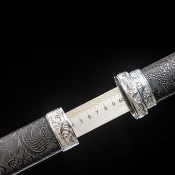✨蝦皮優選熱賣🌸龍泉手工不鏽鋼戒尺龍高性能鉻鋼車載測量尺淬火金加厚款巨厚特厚
