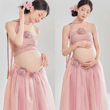 台灣出貨 孕婦拍照服裝 新款在家拍 孕婦裝 藝術照 孕婦服裝 孕媽咪大肚照 寫真 攝影服 居家寫真洋裝 夏天藝術照
