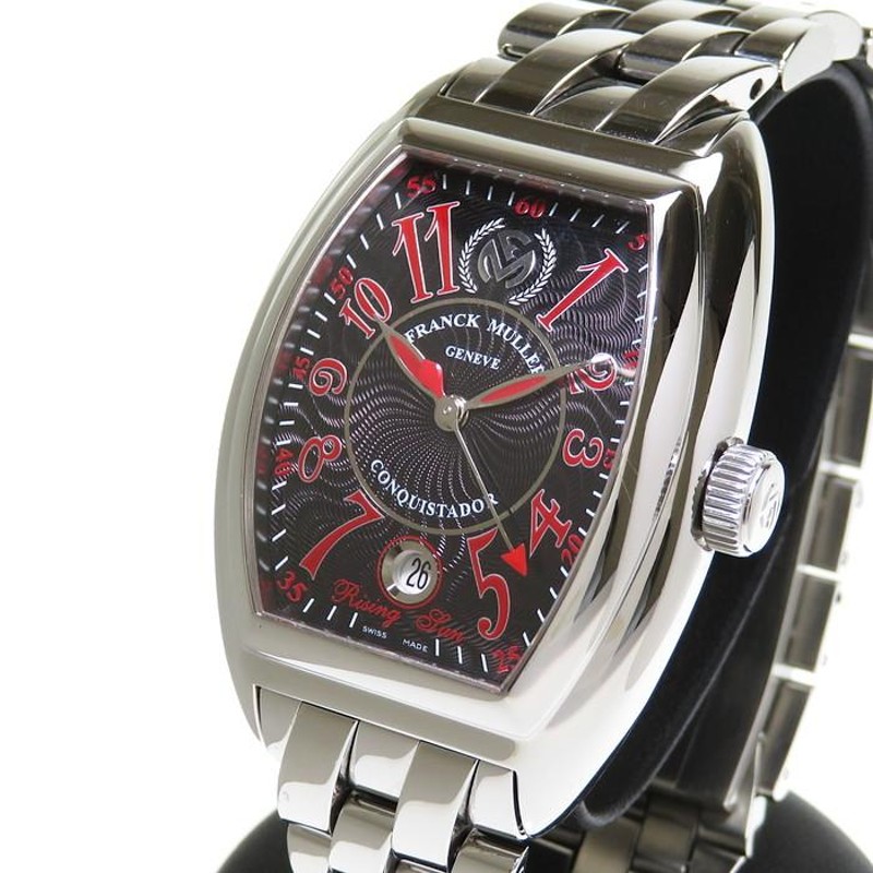 FRANCK MULLER/フランクミュラー ライジングサン 8005HSC 限定450本 正規店保証書付き 腕時計 ステンレススチール  自動巻き/オートマ 黒赤 メンズ | LINEショッピング