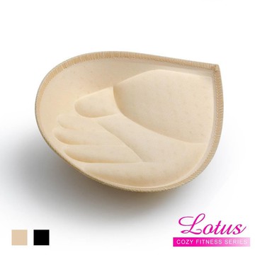 【LOTUS】可拆洗 秘密托高 運動內衣胸墊(1對2入)-優雅膚 AE779-GD