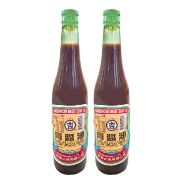 吉 壺底油膏 綠蓋 520cc (傳統釀造、台灣醬油、古早味)  2瓶