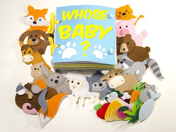 毛氈給寶寶的安靜書