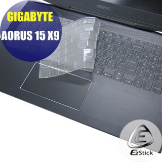 EZstick GIGABYTE AORUS 15 X9 系列適用 奈米銀抗菌TPU鍵盤膜