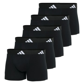 adidas 愛迪達 男款 平口內褲 5件組 4AM019-000  黑色  M