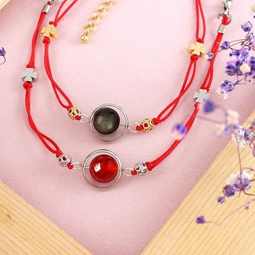 設計師經典手鍊 | 紅線手鍊 | 永恆守護星 (2材質選)