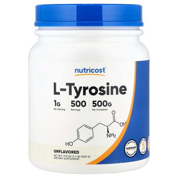 Nutricost, L-酪氨酸，原味，17.9 盎司（500 克）