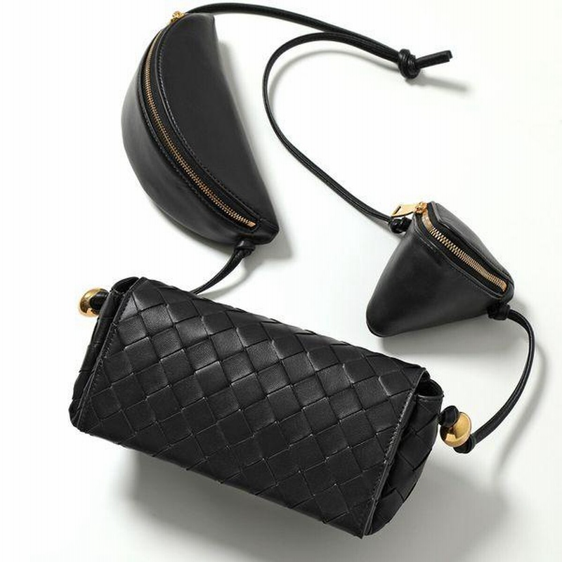 BOTTEGA VENETA ボッテガヴェネタ ショルダーバッグ ストラップ ポーチ 717429 VCP3C レディース イントレチャート レザー  ポシェット 鞄 8425 | LINEショッピング