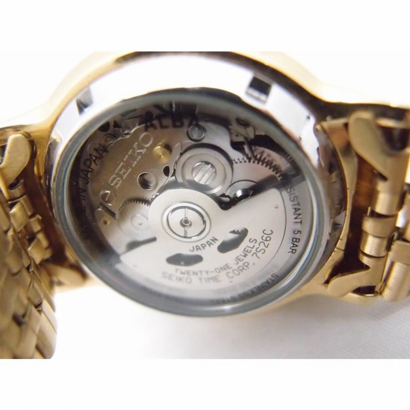 SEIKO セイコー ALBA アルバ 7S26-KPD0 自動巻き 腕時計 ○WA3808 | LINEブランドカタログ SEIKO セイコー ALBA アルバ 7S26-KPD0 自動巻き 腕時計 ○WA3808 | LINEブランドカタログ