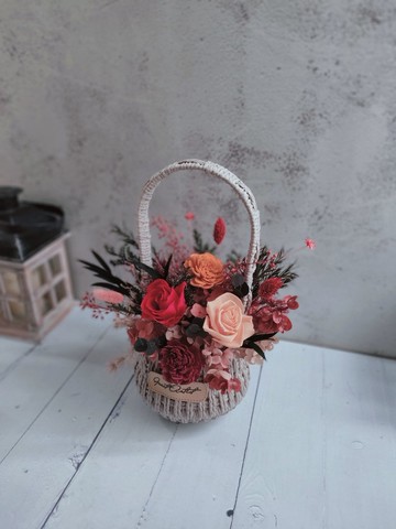 現貨~新春新年永生提籃--迎春光  過年花 新年擺飾