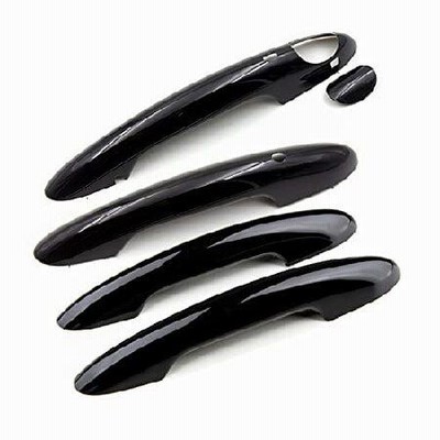 miusani Car Exterior Side Door Handle Cover Shell Gloss Trim ABS Case Accessory Compatible with MINI Cooper F Series DC03 (4 pcs 1C+1B+2A Type for F54