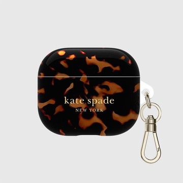 【kate spade】AirPods 3 精品耳機套 華麗玳瑁