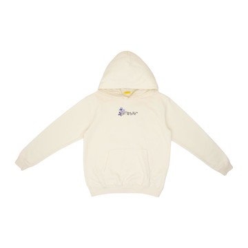Off White Kids 米色花卉 logo 連帽衛衣