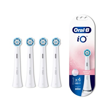 【德國百靈Oral-B】歐樂B iO微震溫和刷頭(1盒4支) (iO RB SW)｜適用於 io系列牙刷