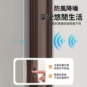 【⚡精選優品】隔音條 窗戶房門擋防風神器 縫隙漏風 臥室膈應膠條 最新款門縫 免釘密封條 防盜門 進戶門框膠條