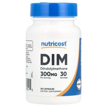 Nutricost, 二吲哚甲烷（DIM），300 毫克，30 粒膠囊