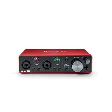 Focusrite Scarlett 2i2 (3rd Gen) USB Audio Interface plus Waves Musicians and iZotope Mobius Filter Bundle