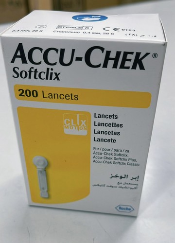 羅氏 Accu-Chek( 活力.優勝.逸智專用)舒柔採血針 (200支/盒)效期2026/7/31