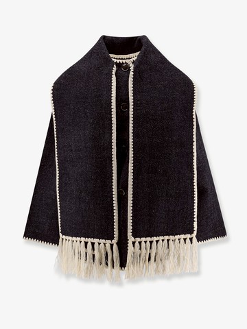 Wool blend emboidered jacket - TOTEME - gender_Woman