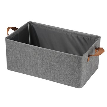 可折疊衣物分隔收納箱  灰色  47 x 28 x 20cm  1個