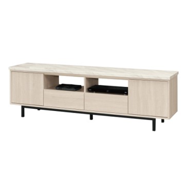 文創集 布拉森 現代6尺雲紋石面電視櫃/視聽櫃-180.5x41.5x56cm免組