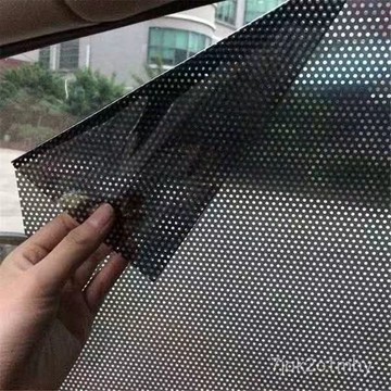 🌸熱賣新款🌸【2630人收藏】汽車車窗遮陽膜夏季防曬遮光隔熱膜車用家用遮陽貼網眼狀靜電膜 JVA8