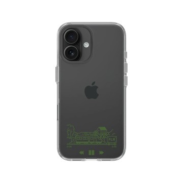iPhone 16 Clear Case（相機按鈕） 透明 - Nature Explorers 自然探索指南 - 鐵路漫遊