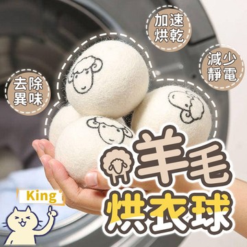 【台灣出貨】羊毛球3-10cm 烘衣球 烘衣神器 烘乾球 乾衣球 烘衣紙 毛氈球 無毒 兒童安全 純天然羊毛 防靜電 球