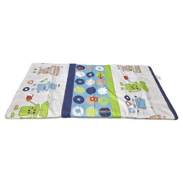 Embrace 英柏絲 精梳純棉 備長炭記憶兒童床墊 - (藍色機器人)  120 x 60 x 2cm  1個