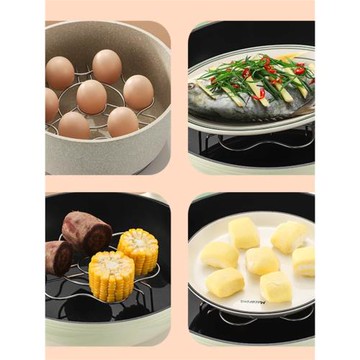 304不銹鋼蒸架家用蒸籠蒸包子蒸屜神器 隔水蒸格蒸篦高腳加厚架子