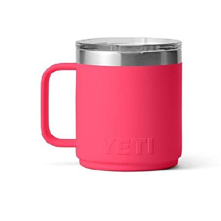 YETI Rambler 10 oz Stackable Mug, Vacuum Insulated, Stainless Steel with MagSlider Lid, Bimini Pink並行輸入品