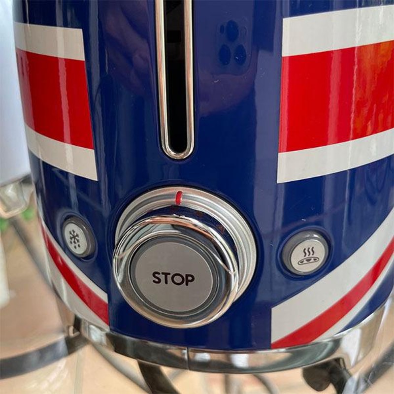 トースター スメッグSMEG ポップアップトースター ブラック 黒