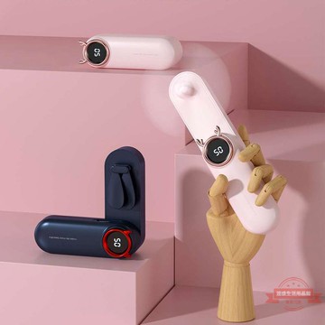 2021新款折疊收納小風扇USB充電口袋風扇便攜手持小型電風扇學生