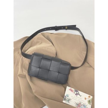 2022新款潮小眾mini編織枕頭包小包胸包腰包女包真皮單肩斜挎包包