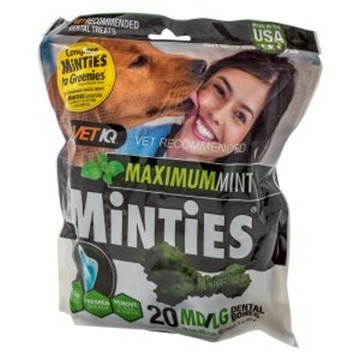 Minties Dental Bone Treats For Dogs Medium/large 16 Oz by VetIQ