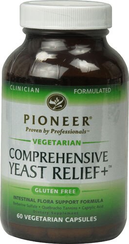Pioneer Comprehensive Yeast Relief + 60 Vegetarian Capsules