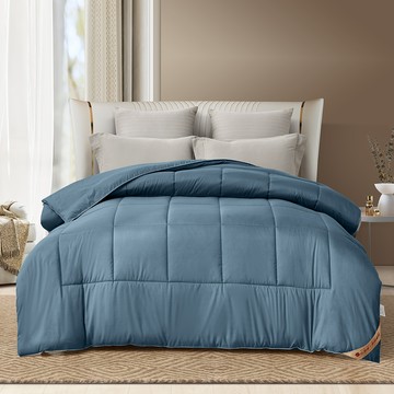 J-bedtime 床寢時光 石墨烯可水洗棉被 冬被  莫蘭藍灰  6 x 7尺