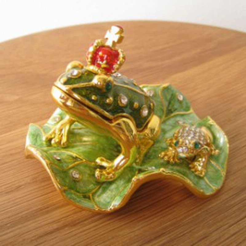 かえる カエル 蛙 宝石箱 ジュエリーボックス ジュエリーbox アクセサリーケース 乳歯ケース 通販 Lineポイント最大1 0 Get Lineショッピング