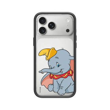 iPhone 17 Pro Max Mod NX -邊框背蓋組合 (相機按鈕) 黑 - 迪士尼-經典系列 Disney Classics - 小飛象 Dumbo - Cute