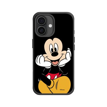 iPhone 16 SolidX 黑 - 迪士尼-米奇 Mickey - 米奇看著你