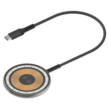 PHILIPS 飛利浦 磁吸無線快充充電器 125cm  黑色  1個