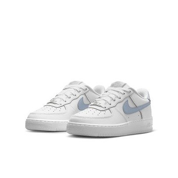 NIKE 休閒鞋 女鞋 大童 運動鞋 AF1 AIR FORCE 1 GS 白藍 CT3839-112