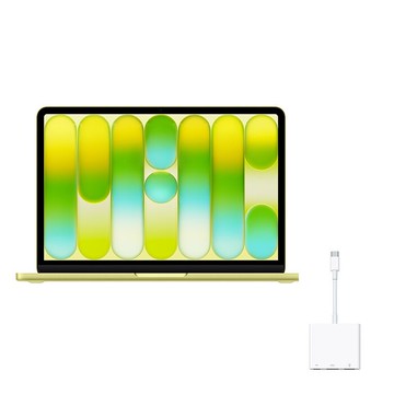 (Apple) MacBook Neo 13吋(A18 Pro) 8G/512G  (青橘黃色)【搭原廠USB-C 數位AV多埠轉接器