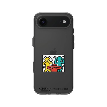 iPhone Air Clear (相機按鈕) 酷墨灰 - Keith Haring - See No Evil, Hear No Evil, Speak No Evil
