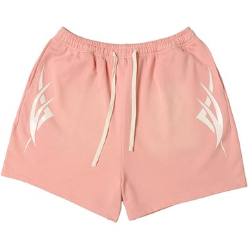 MTA M26SS11 GRAPHIC SWEATSHORTS 美式圖騰 棉質短褲 (粉色)