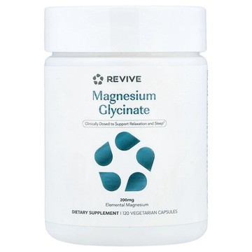 Revive, 甘氨酸鎂，200 毫克，120 粒素食膠囊（每粒素食膠囊 100 毫克）