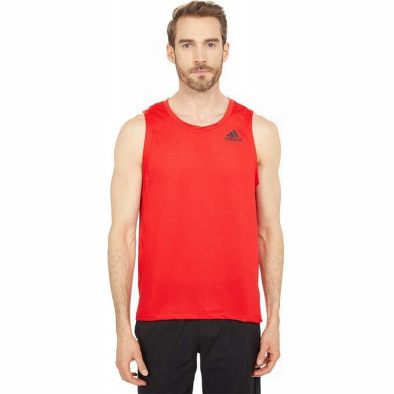 アディダス Adidas メンズ タンクトップ トップス Aero 3 Stripes Tank Primeblue Vivid Red 通販 Lineポイント最大get Lineショッピング